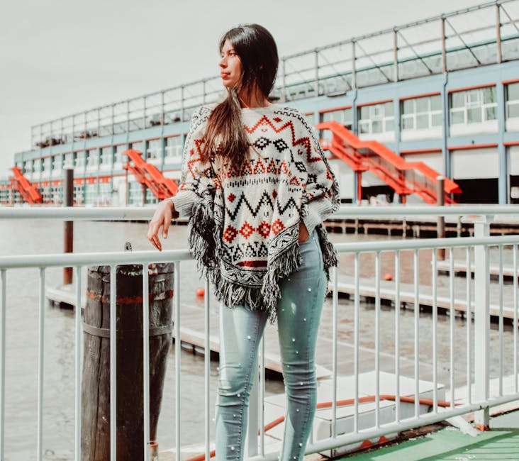 Fringed Alpaca Poncho